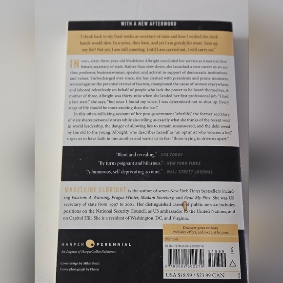Madeleine Albright Hell and Other Destinations Harper Perennial 2022 Home Books - Picture 5 of 10